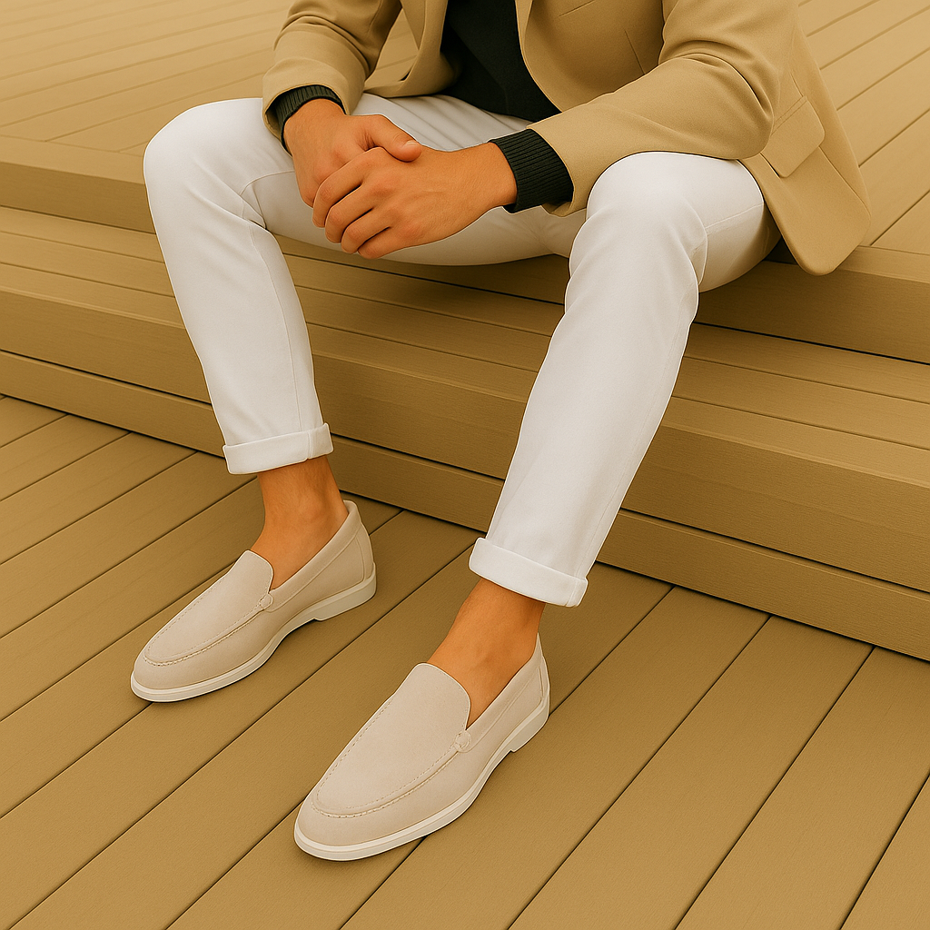 Mocasines de ante Chic