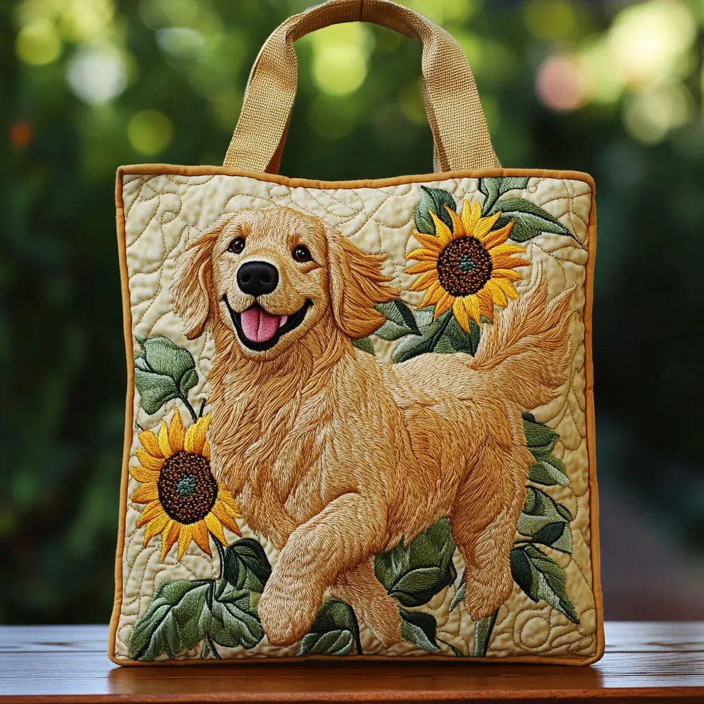Bolso artesanal | Golden retriever
