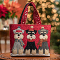 Bolso artesanal | Trío de schnauzer