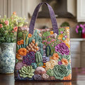 Bolso artesanal | Jardín de suculentas