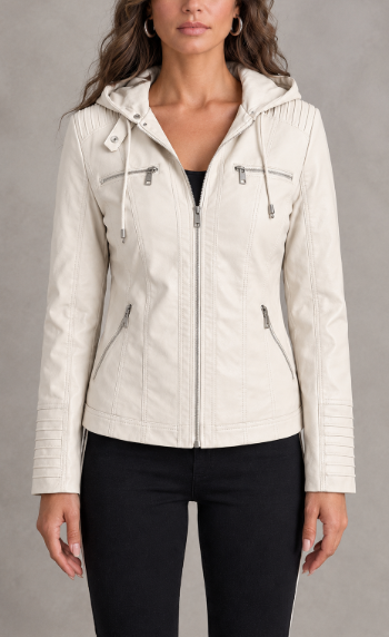 Asunción - Chaqueta de Piel Resistente y Elegante