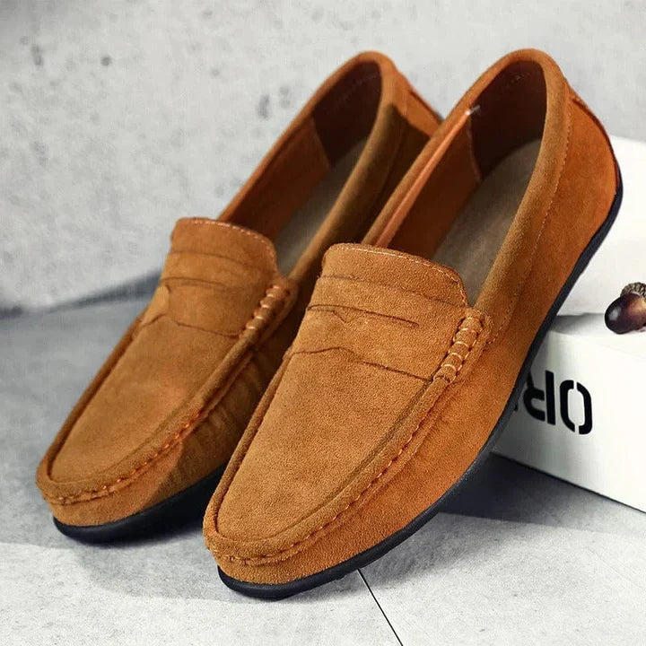 Mocasines de ante