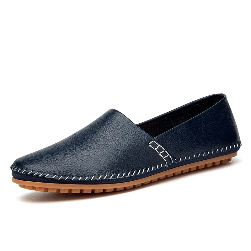 Mocasines de piel clara