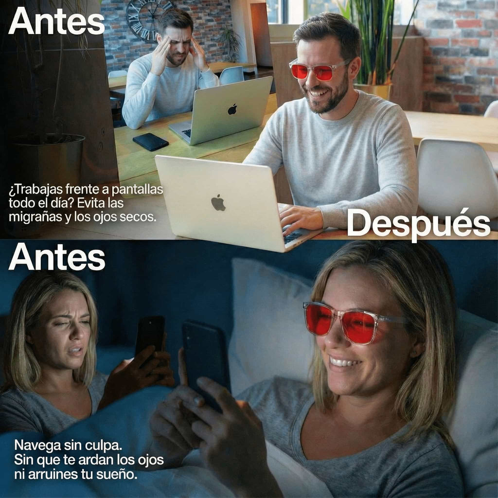 Gafas de luz azul sin graduar unisex - Orenza