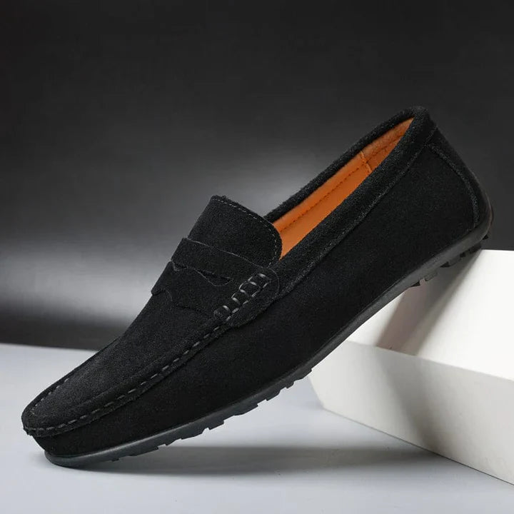 Mocasines de ante