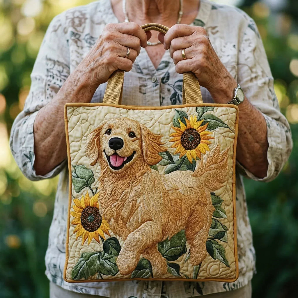 Bolso artesanal | Golden retriever