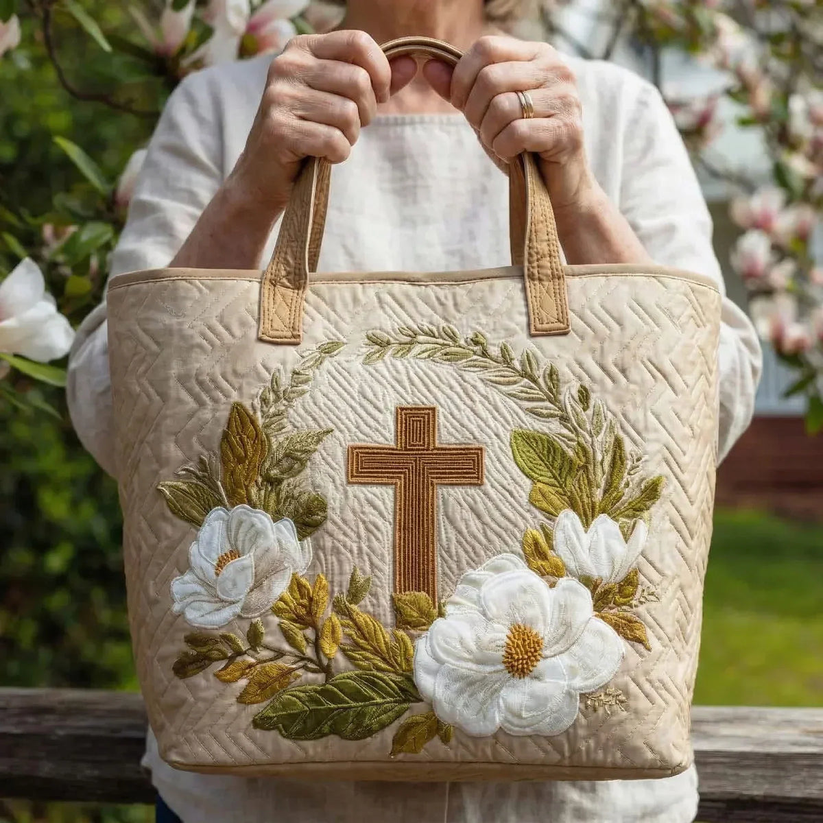 Bolso artesanal | Cruz sagrada